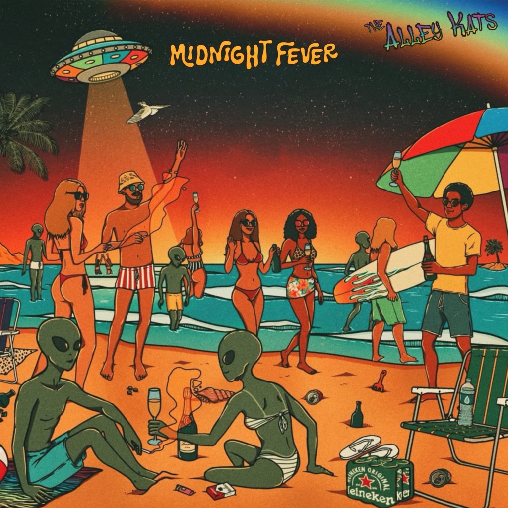 MIDNIGHT FEVER single cover — The Alley Kats